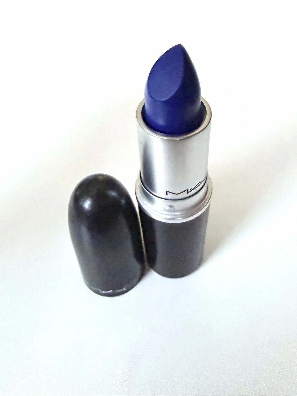 MAC Cosmetics Bold Matte Blue Lipstick- “midnight troll”